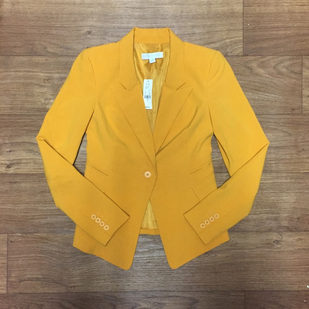 New York & Company Golden Yellow Blazer